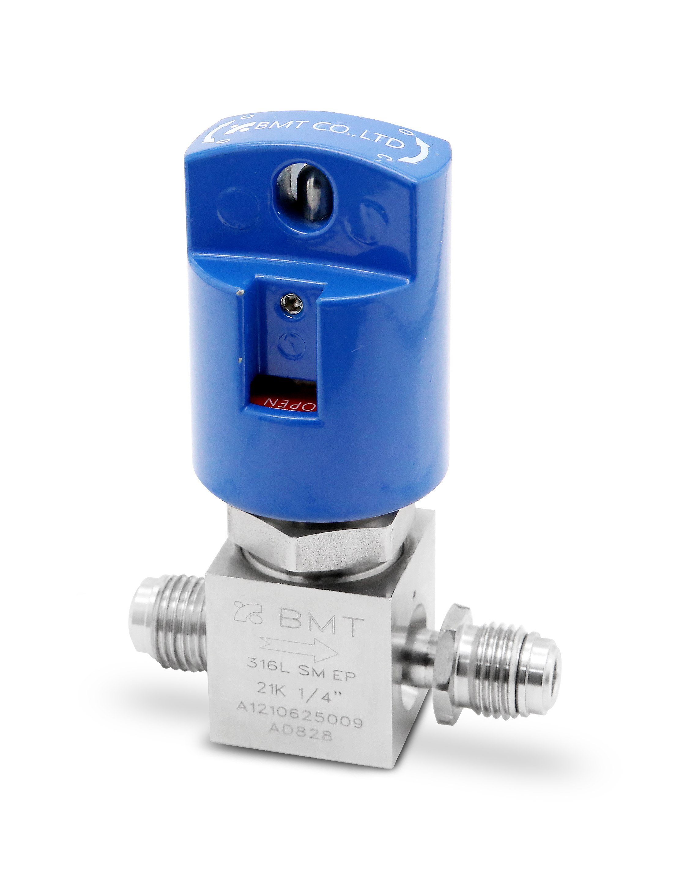 MLDV1 Diaphragm Valves<br><font size = 2>MEDIUM PRESSURE•MANUAL • LOTO</font>